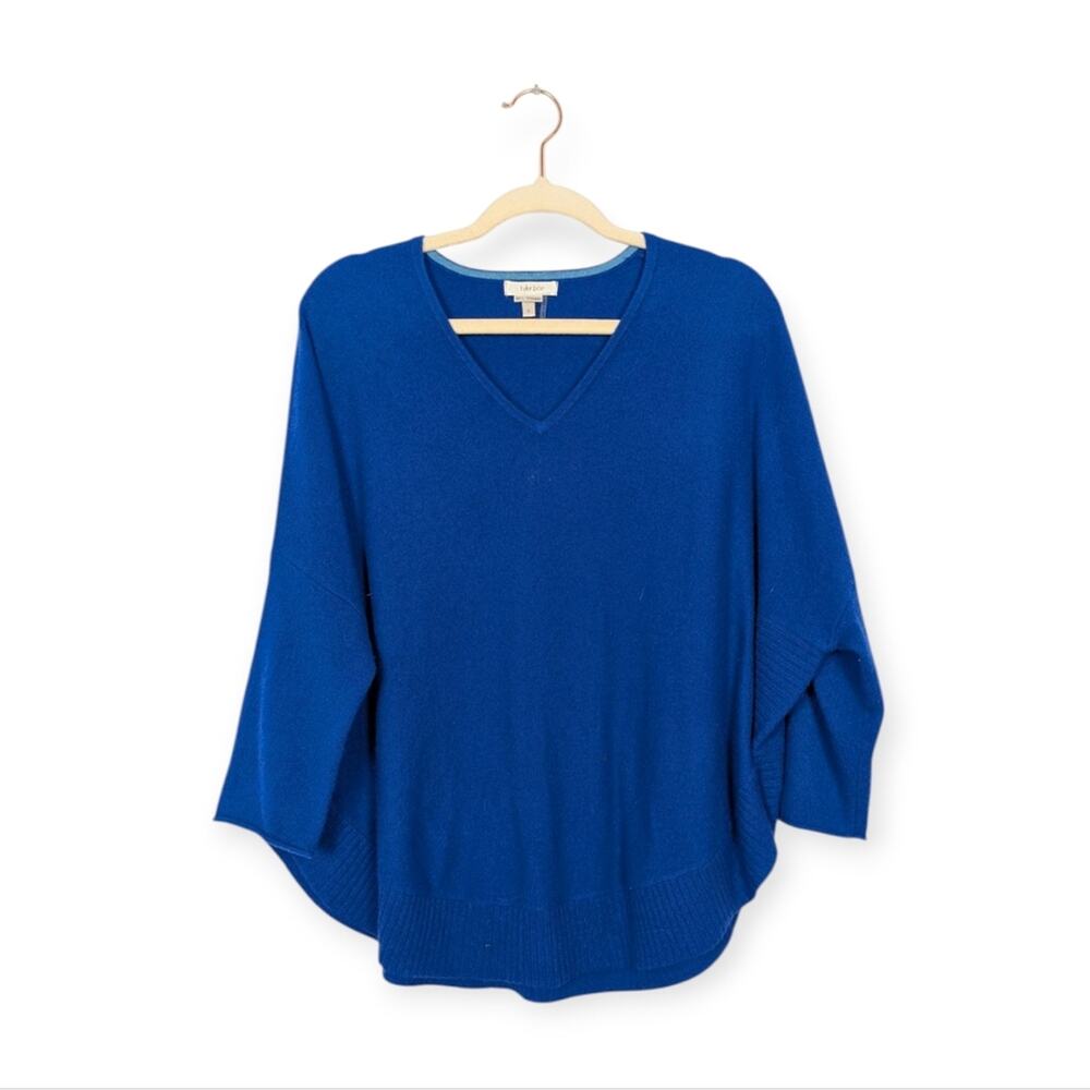 Tyler Böe Sapphire Blue Cashmere Capelet Sweater Size S